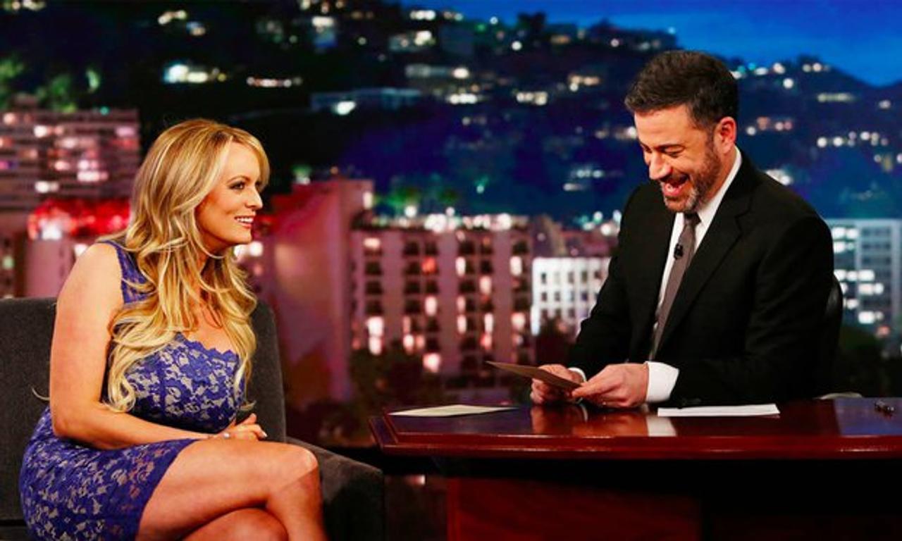 Watch Stormy Daniels Denies Her Denial Of Trump Affair In Baffling Interview With Jimmy Kimmel 