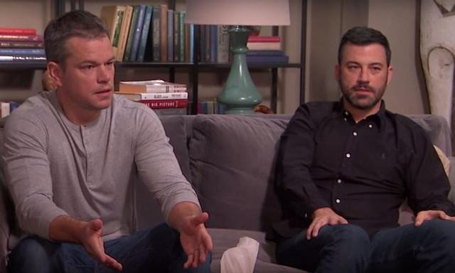 Watch: Matt Damon and Jimmy Kimmel went to couple's therapy and it was amazing