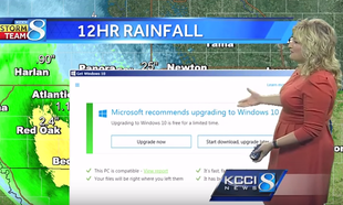 Watch: Windows 10 update interrupts weather forecast just like it interrupts your life Watch: Windows 10 update interrupts weather forecast just like it interrupts your life