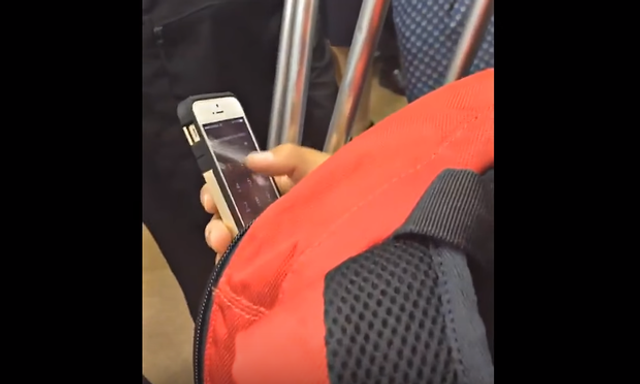 Watch: This insane iPhone passcode spotted on a subway is definitely one for the paranoid