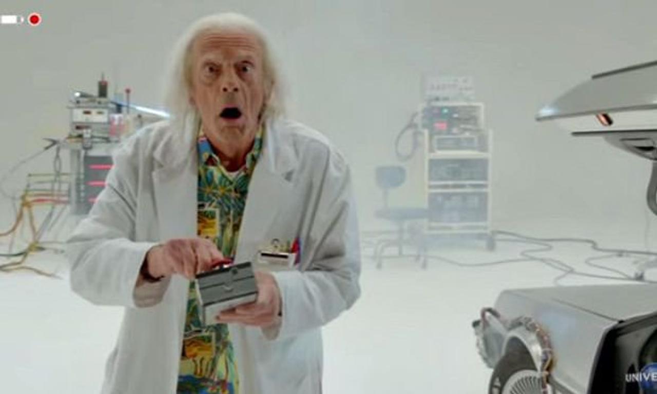 Christopher Lloyd Plays Doc Brown in Back to The Future Game