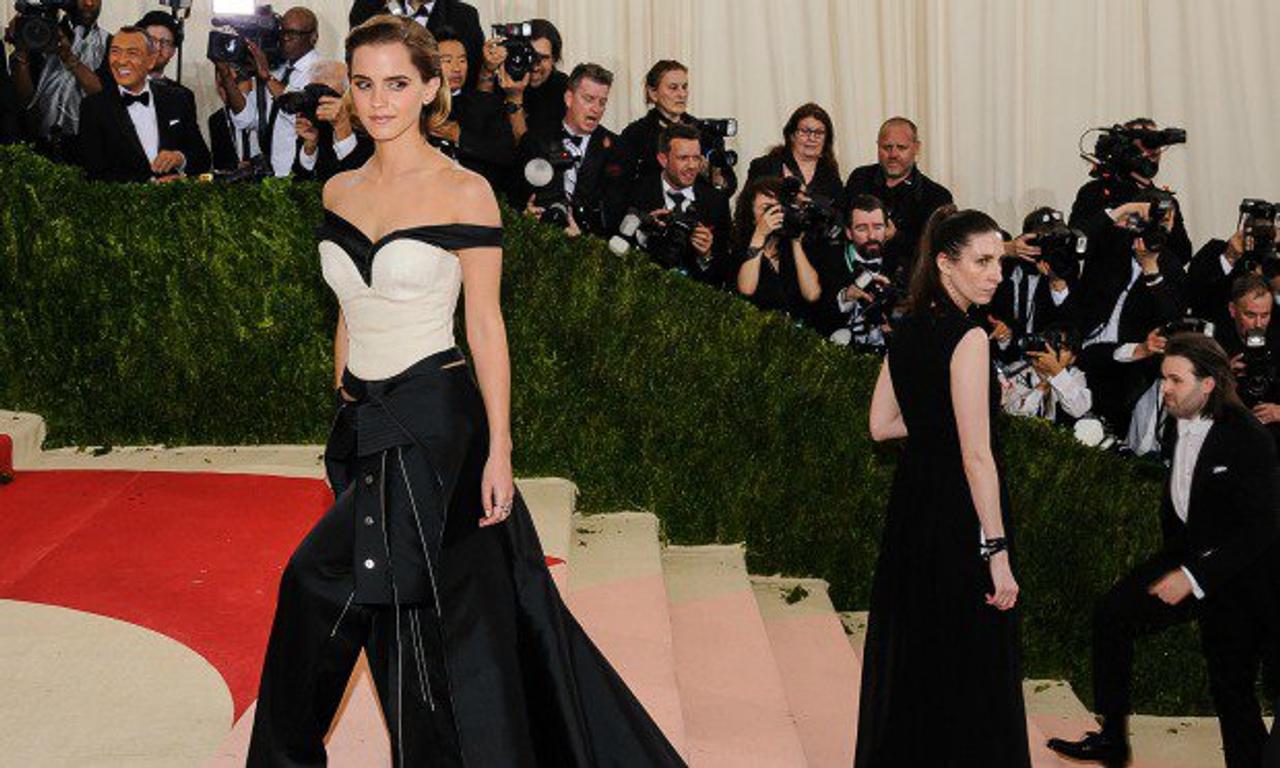 Here's what went into that 'recycled' Calvin Klein dress Emma Watson wore  to the Met Gala