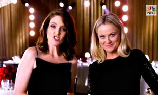 Watch: Tina Fey and Amy Poehler discuss who they'll be wearing when presenting The Globes Watch: Tina Fey and Amy Poehler discuss who they'll be wearing when presenting The Globes