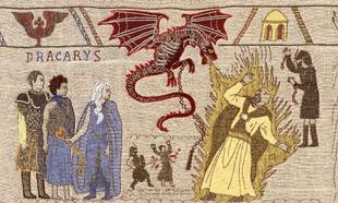 There's a 250 foot tapestry of every episode of Game of Thrones in Belfast There's a 250 foot tapestry of every episode of Game of Thrones in Belfast