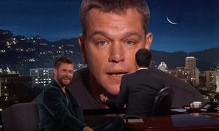 Watch: Matt Damon gatecrashed Chris Hemsworth's interview on Jimmy Kimmel last night Watch: Matt Damon gatecrashed Chris Hemsworth's interview on Jimmy Kimmel last night