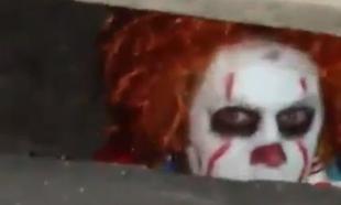 Watch: Man dresses as Pennywise from 'It' and hides in drain in weird viral video Watch: Man dresses as Pennywise from 'It' and hides in drain in weird viral video