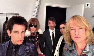 Watch: Zoolander and Hansel backstage with Anna Wintour / Cara at Valentino PFW