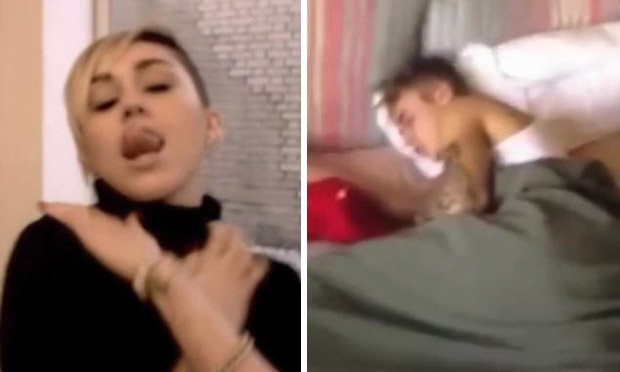 miley cyrus pissing Daily Star