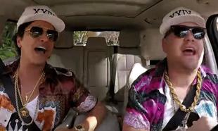 Watch: Bruno Mars stars in the best Carpool Karaoke yet Watch: Bruno Mars stars in the best Carpool Karaoke yet
