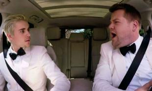 Watch: Bieber and Corden do some Carpool Karaoke on the way to the Grammys Watch: Bieber and Corden do some Carpool Karaoke on the way to the Grammys