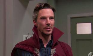Watch: Benedict Cumberbatch comes as Doctor Strange to kid's birthday party on Kimmel Watch: Benedict Cumberbatch comes as Doctor Strange to kid's birthday party on Kimmel