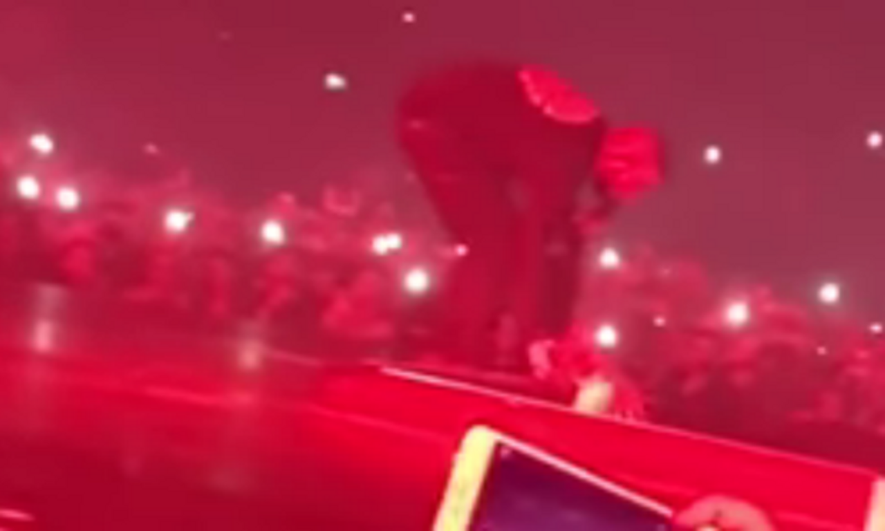 Watch: Rapper Travis Scott falls off stage and wrecks part of Drake's ...