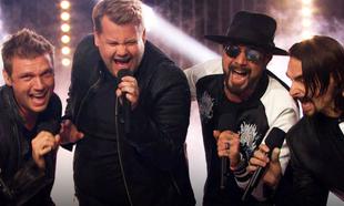 Watch: James Corden performed with The Backstreet Boys because he literally can't stop himself Watch: James Corden performed with The Backstreet Boys because he literally can't stop himself