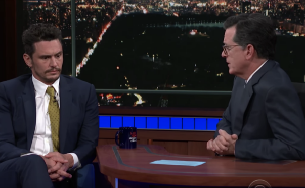 Watch: Stephen Colbert Quizzed James Franco On Sexual Assault ...