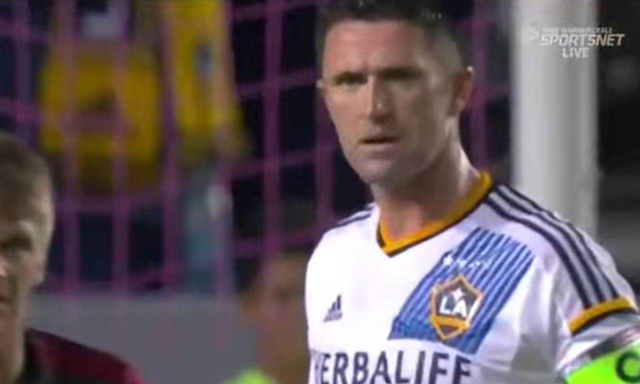 Robbie Keane Holds His Son Hudson Editorial Stock Photo - Stock Image