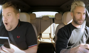 Adam Levine's Carpool Karaoke is here & you also get to see James Corden fear for his life Adam Levine's Carpool Karaoke is here & you also get to see James Corden fear for his life