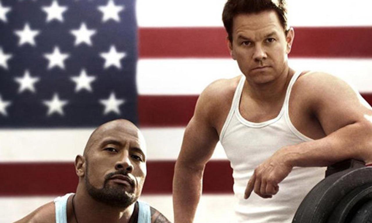 Dwayne Johnson, Mark Wahlberg on hand in 'Pain & Gain