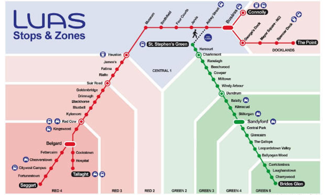 Pic: This is what the Luas map will look like when they join the lines