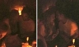 Robert Pattinson gets cosy with mystery blonde. Robert Pattinson gets cosy with mystery blonde.