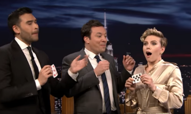 Watch: We can totally empathise with Scarlett Johansson's amazement at this  magic trick