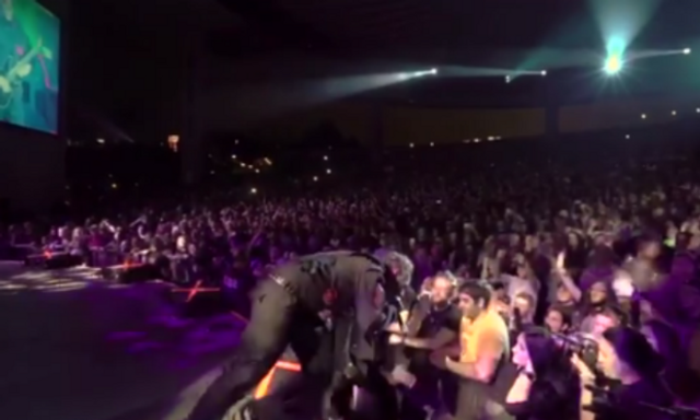 Watch: Slipknot frontman slaps phone out of fan's hand for not paying