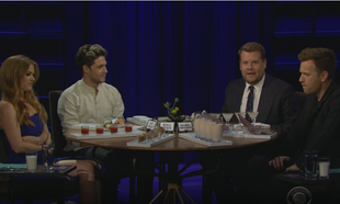 Watch: Niall Horan, Ewan McGregor & Isla Fisher eat gross food/reveal secrets on James Corden Watch: Niall Horan, Ewan McGregor & Isla Fisher eat gross food/reveal secrets on James Corden