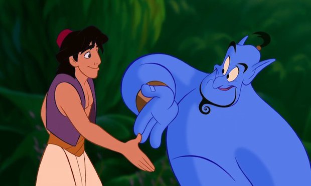 genie meets aladdin