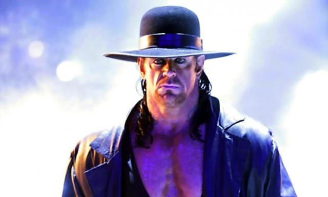 Pics: The Undertaker reportedly injured having been seen using crutches to get around in public