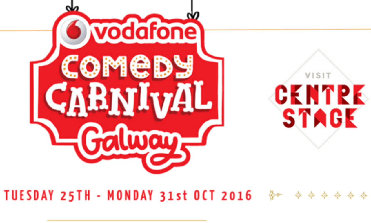 Here's the full programme for Galway's Vodafone Comedy Carnival in October