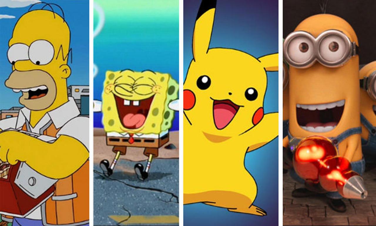 So it turns out there's a reason why so many popular cartoon characters are  yellow