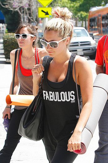 Ashley Tisdale seen wearing a fabulous shirt