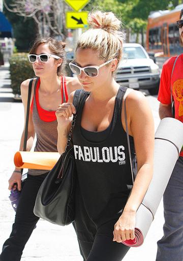 Ashley Tisdale seen wearing a fabulous shirt