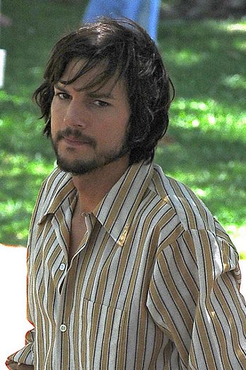 Ashton Kutcher seen on the set of his new movie