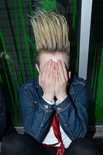 Jedward at Rehearsal for Westlife Concert