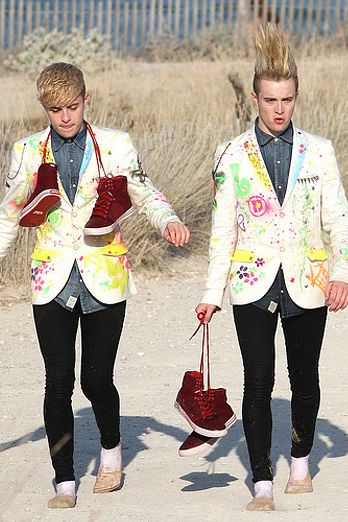 John and Edward Grimes in Saint-Tropez