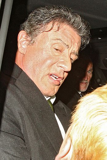 Sylvester Stallone gets a bit of a shock