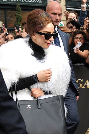 Lady Gaga at Champs Elysee