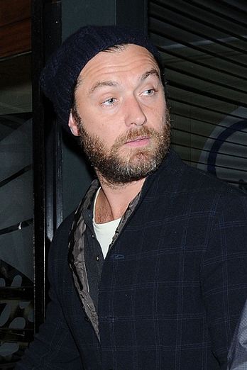 Jude Law looking rough around the edges
