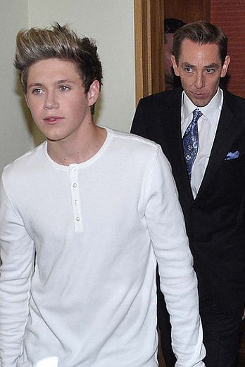 One Direction, Virginia Macari and David Norris at The Late Late Show
