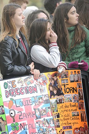 One Direction Fans in Madrid