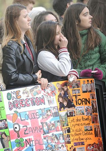 One Direction Fans in Madrid