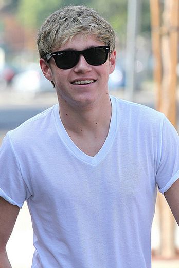 Niall Horan of One Direction seen out shopping