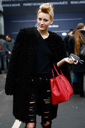 Mercedes-Benz Fashion Week Berlin - Outside fashion tent