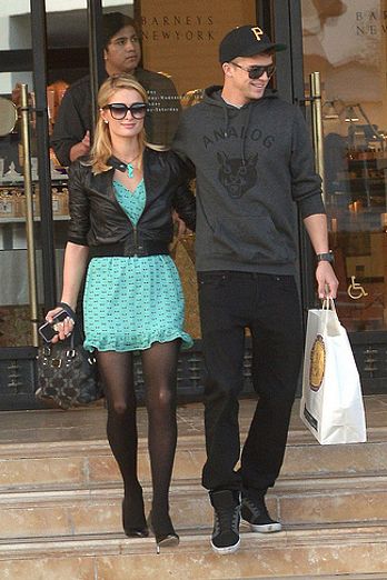Paris Hilton and her boyfriend River Viiperi