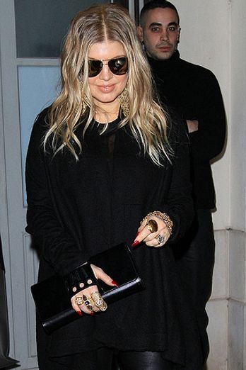 Fergie, Laura, Kim and more celebs heading home from a night out