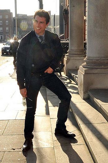 Tom Cruise in Dublin town