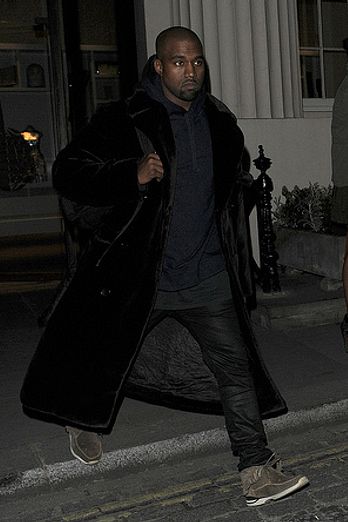 Kanye West enjoys a night out with Rob Kardashian