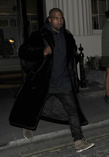 Kanye West enjoys a night out with Rob Kardashian