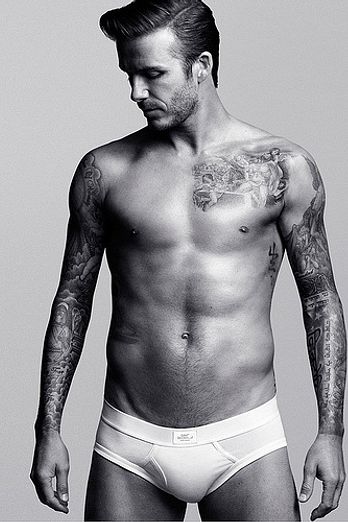 Beckham in his briefs