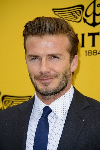 David Beckham and John Travolta at Breitling store launch